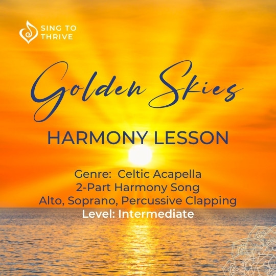 Harmony Lesson – GOLDEN SKIES – Intermediate