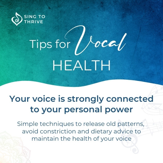 Tips for Vocal Health